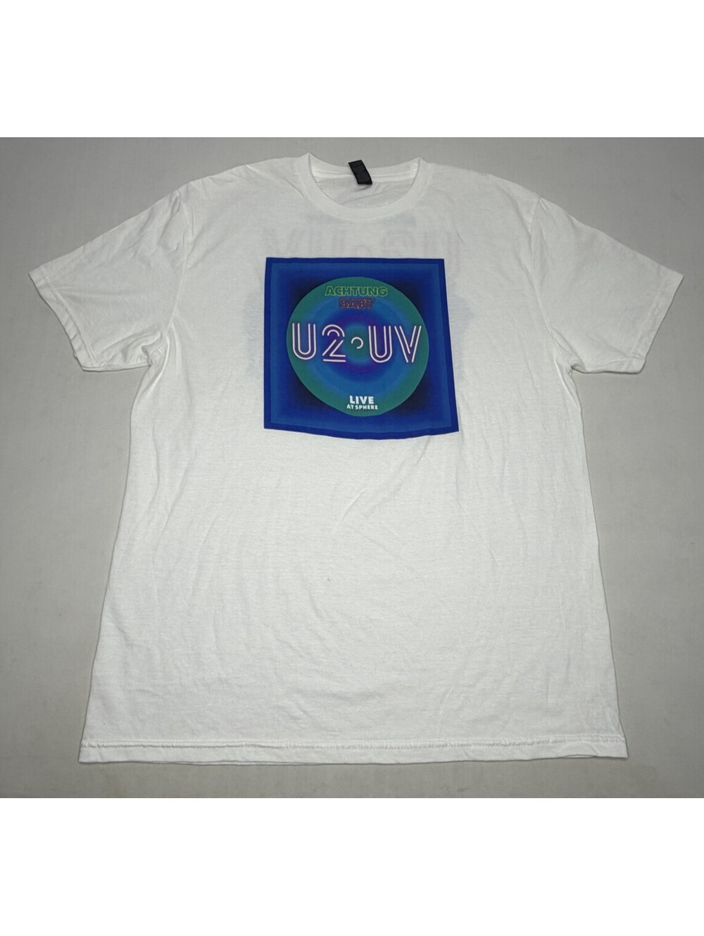 Official U2 UV Achtung Baby Live At Sphere Las Vegas Tour T-Shirt P127